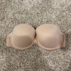 VS PINK Strapless Push Up Bra 32D